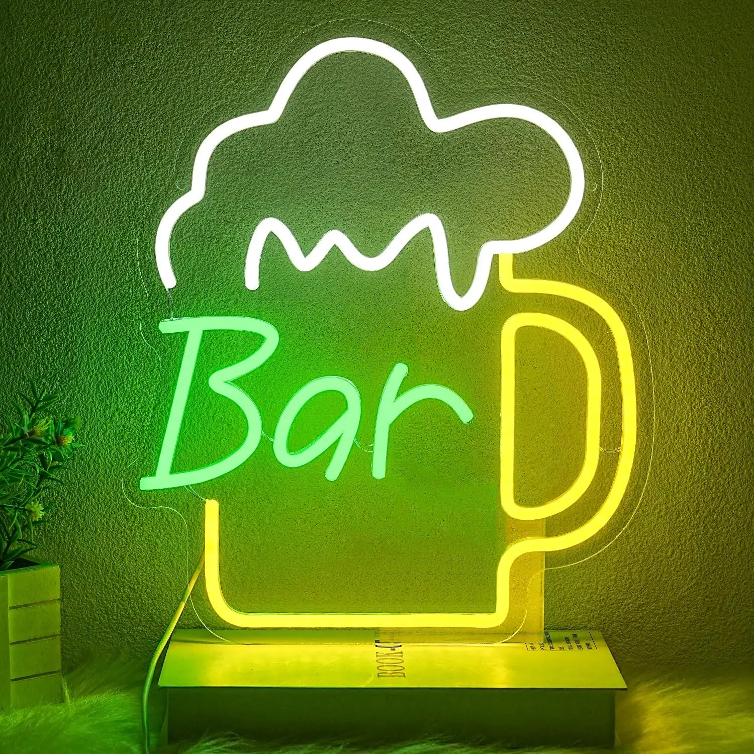 Home Bar And Kitchen - Beer Bar Neon Sign USB Dimmable