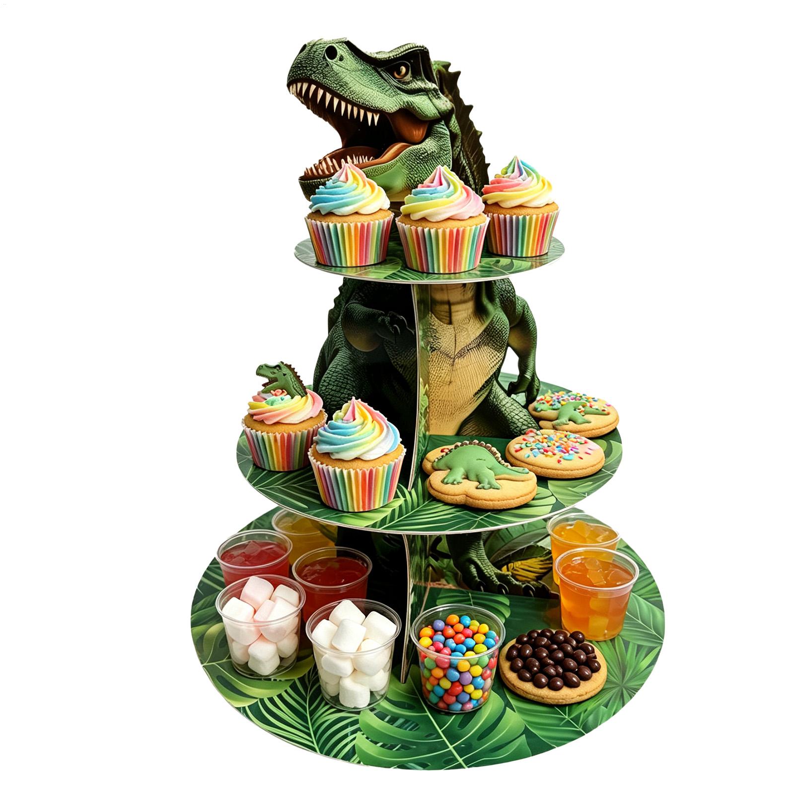 Cupcake Stand 3 Tiers Dinosaur - Home Bar Set recension och pris