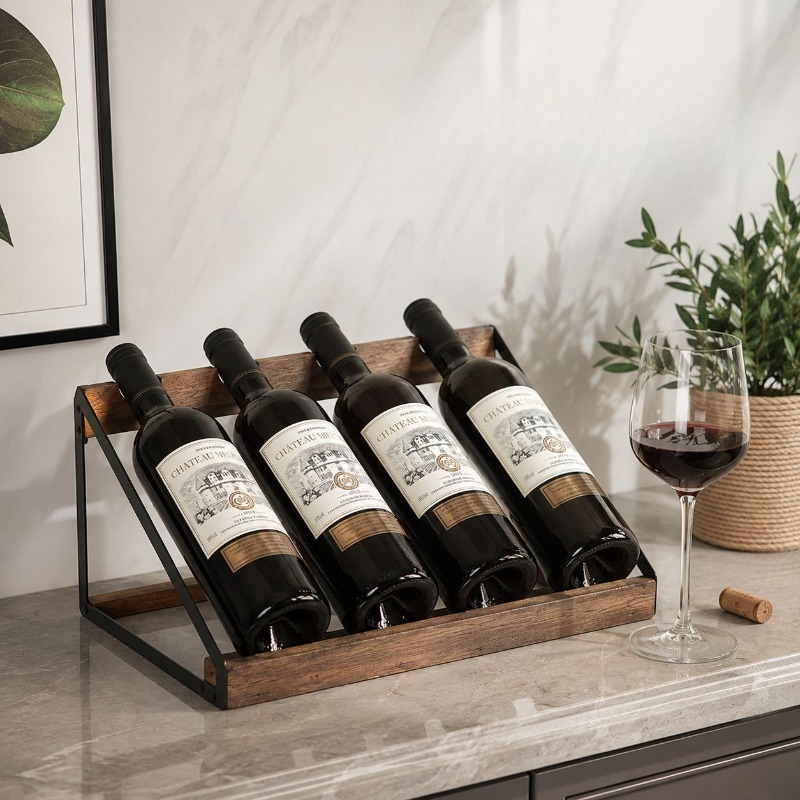 Home Bar Wooden Wine Rack Wine - Home Bar Shelf recension och pris