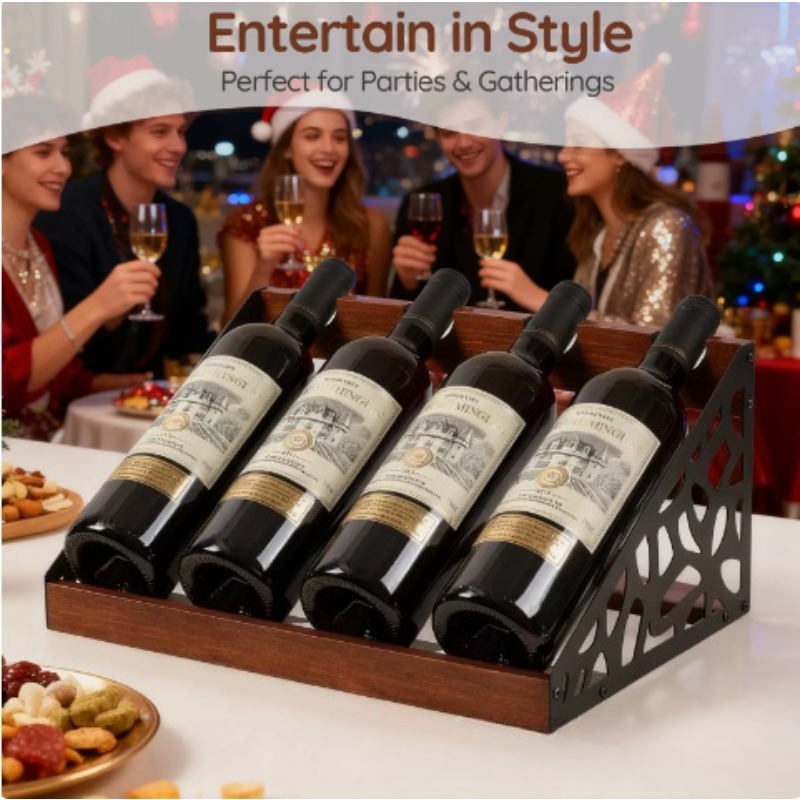 Home Bar Wooden Wine Rack Wine - Home Bar Shelf recension och pris