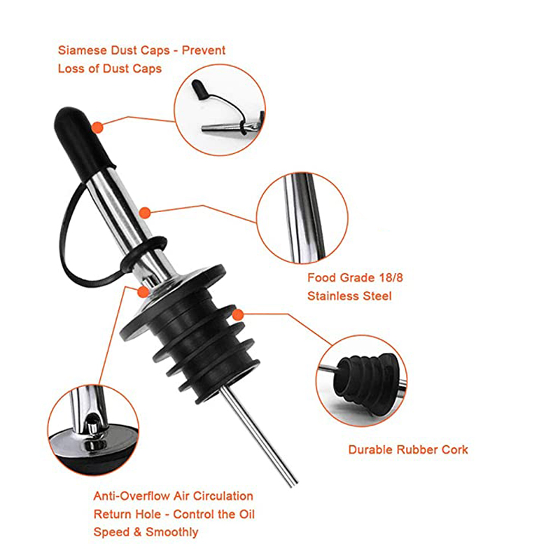 Stainless Steel Speed Pourers  - Speed Pourer Cap recension och pris