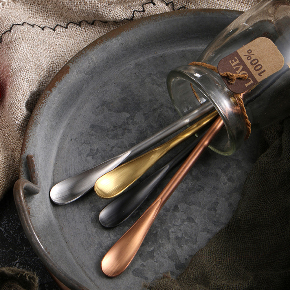 2Pcs Premium Stainless Steel M - Bar Spoon Twisted recension och pris