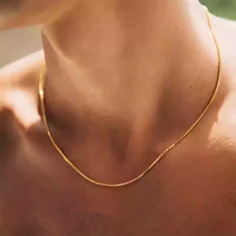 925 Sterling Silver Necklace G - Bar Cart Gold recension och pris