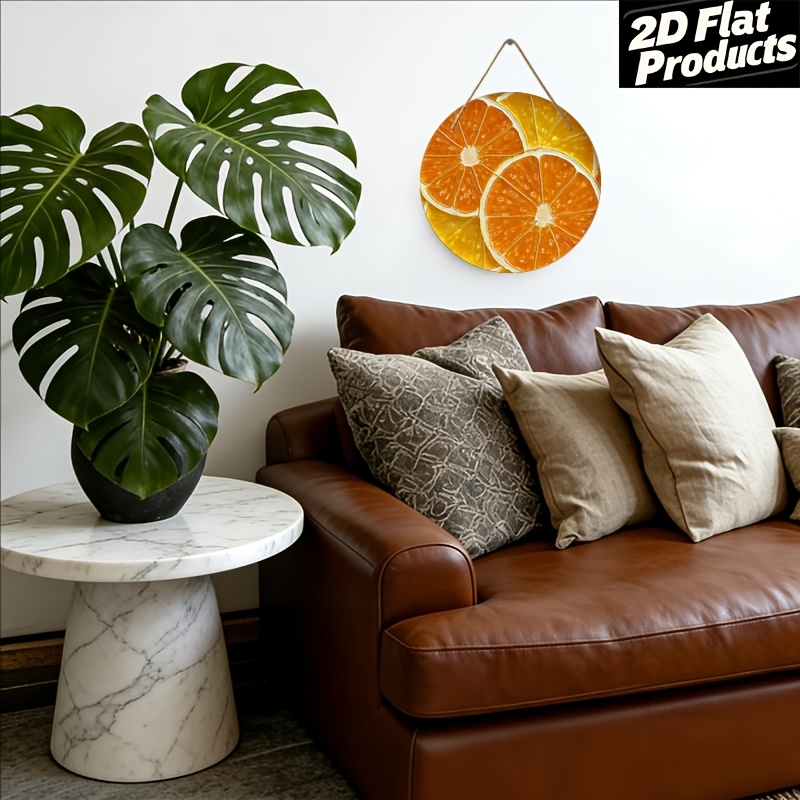 Modern Orange Aluminum Wall Ar - Home Bar And Kitchen recension och pris
