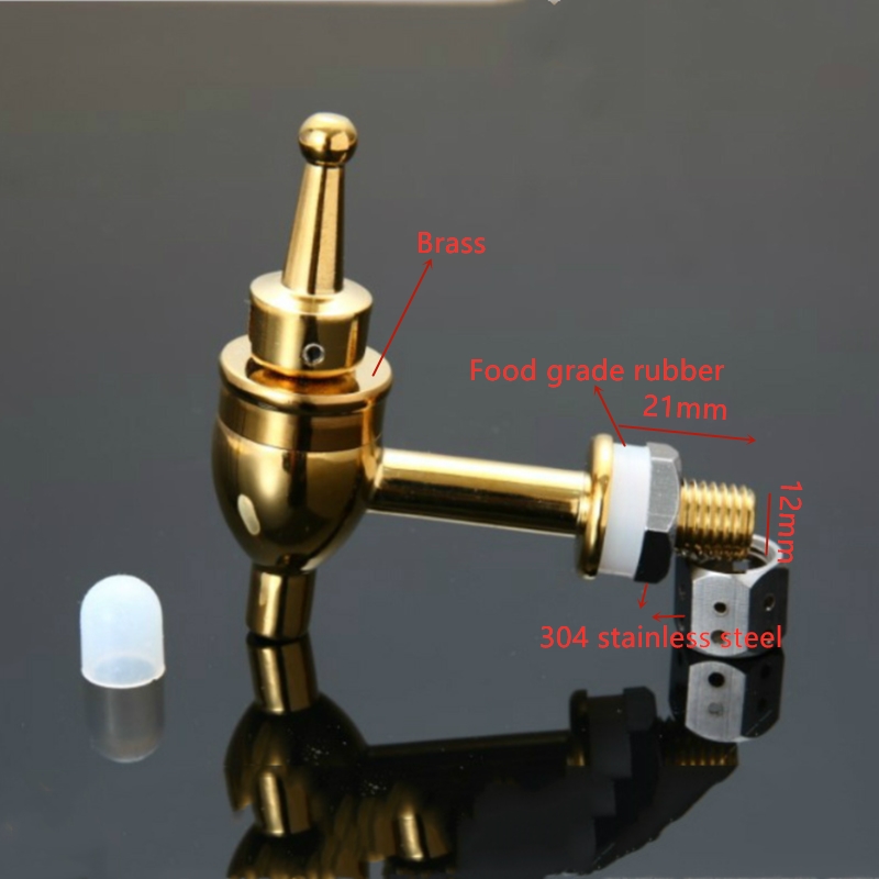Copper Wine Barrel Spigot Beve - Home Bar And Fridge recension och pris