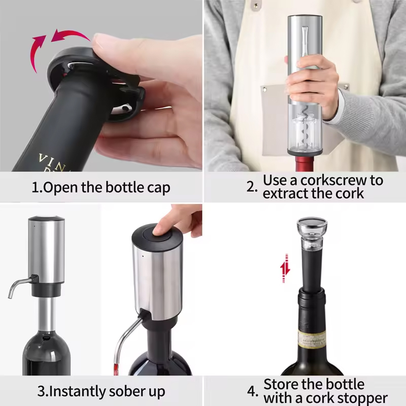 4-in-1 Rechargeable Electric W - Home Bar Set recension och pris