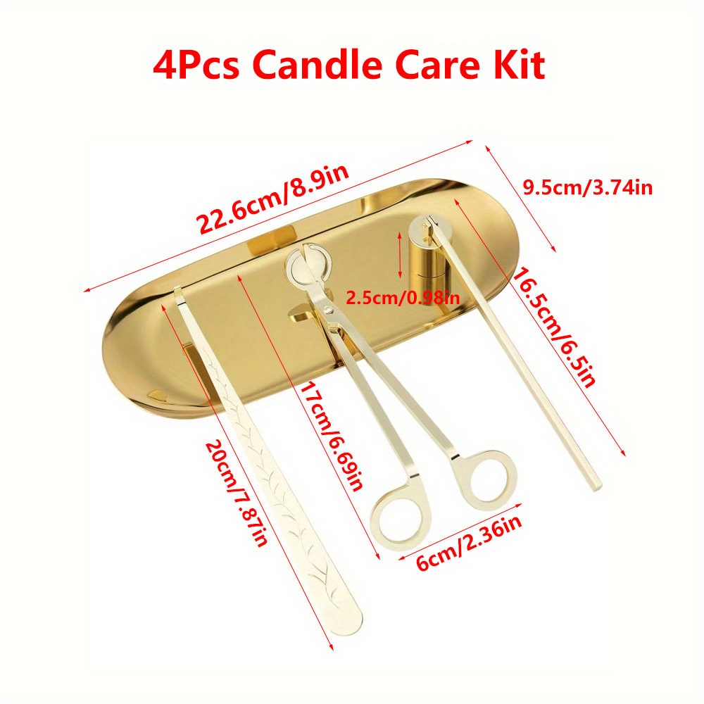 4pcs/set Luxury Candle Care Ki - Home Barber recension och pris