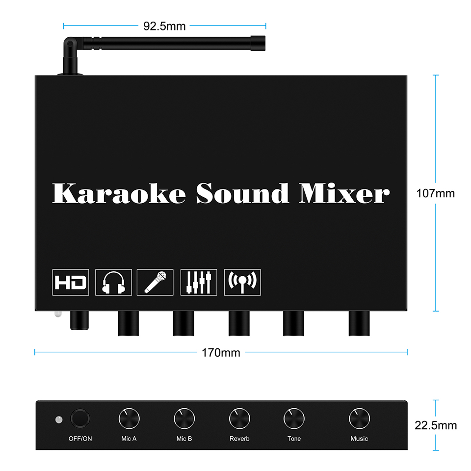 HDMI Karaoke Player Mixer Home - Home Bar And Theater recension och pris