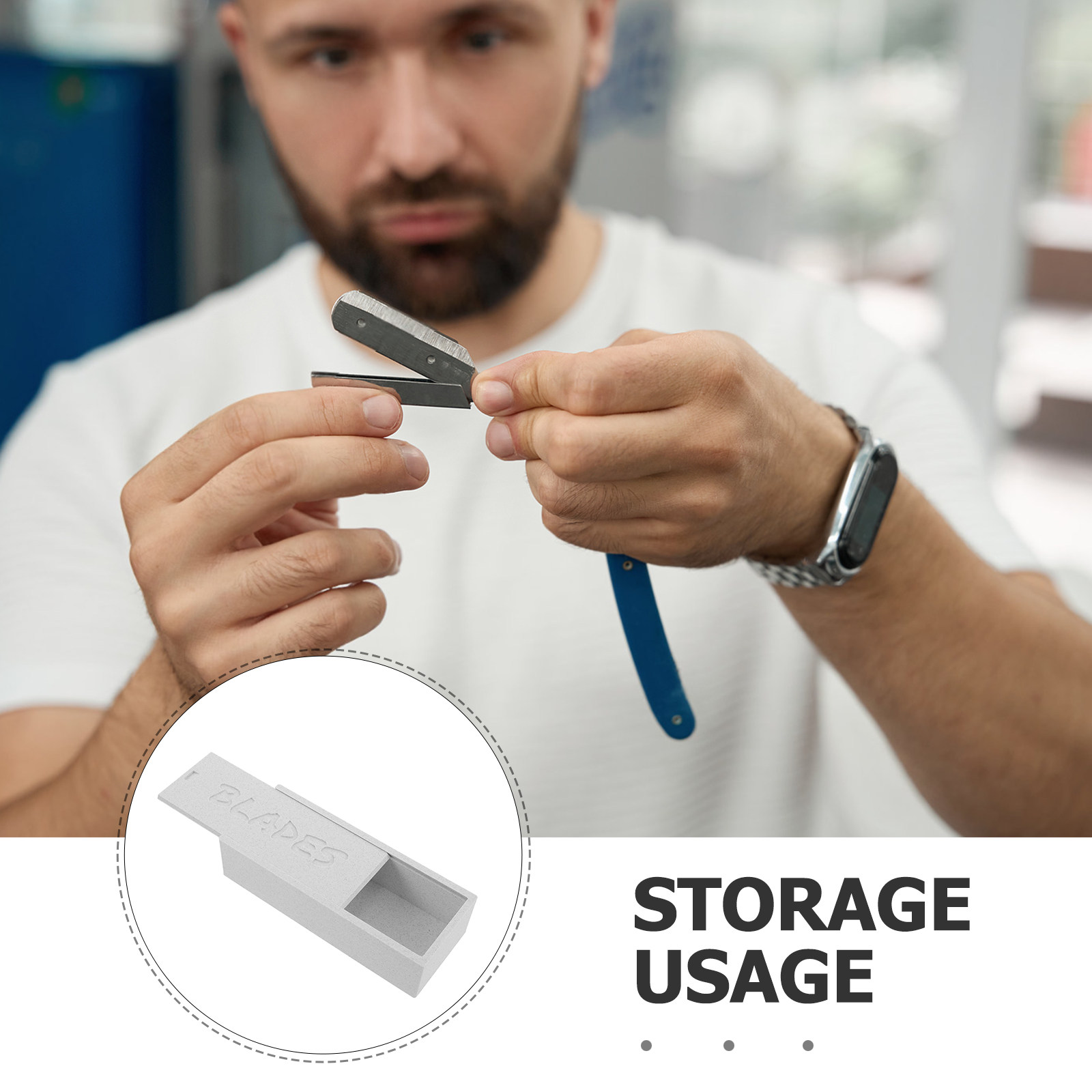 White Double Compartment Blade - Home Barber recension och pris