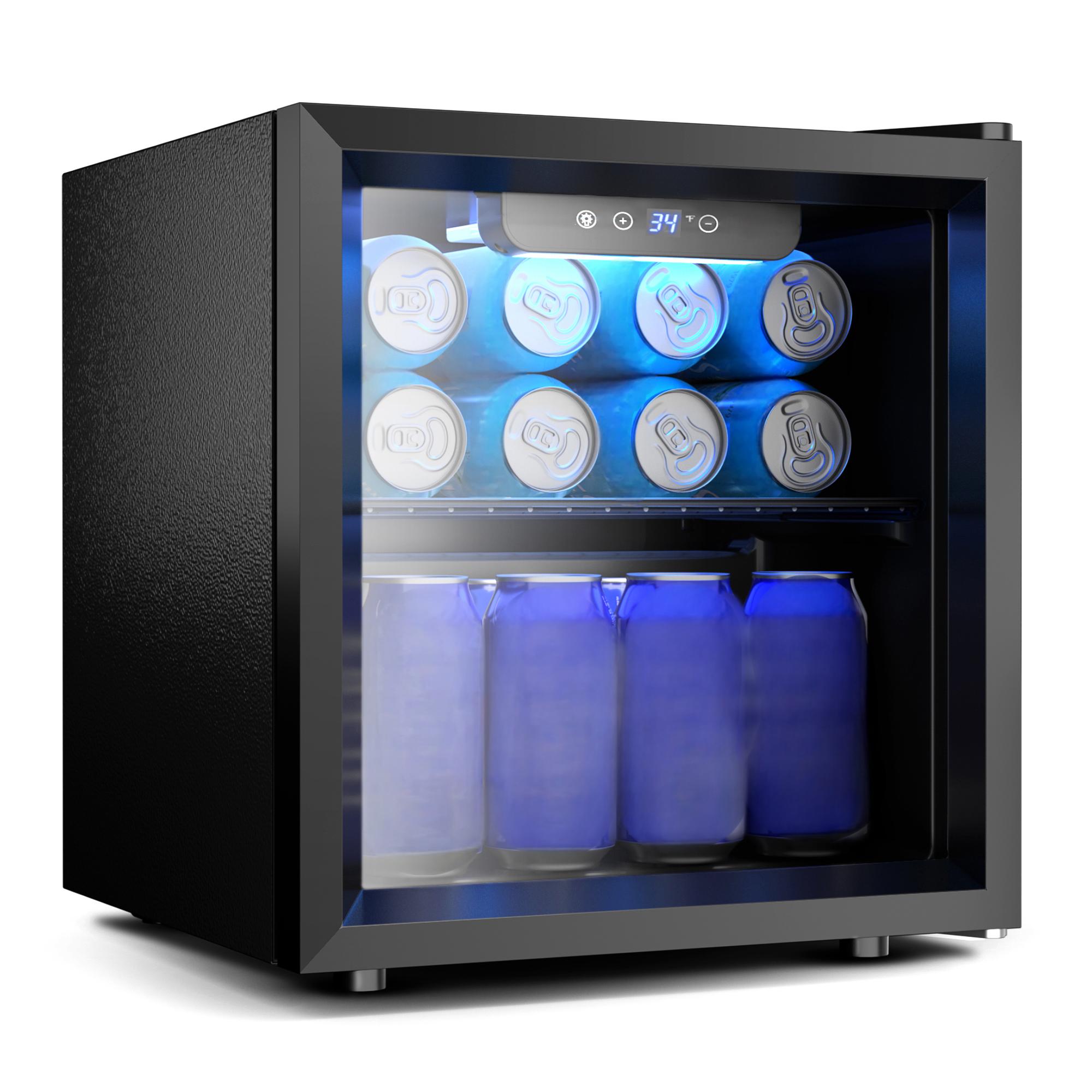 EKOJUCE Glass Door Mini Fridge - Home Bar And Fridge recension och pris