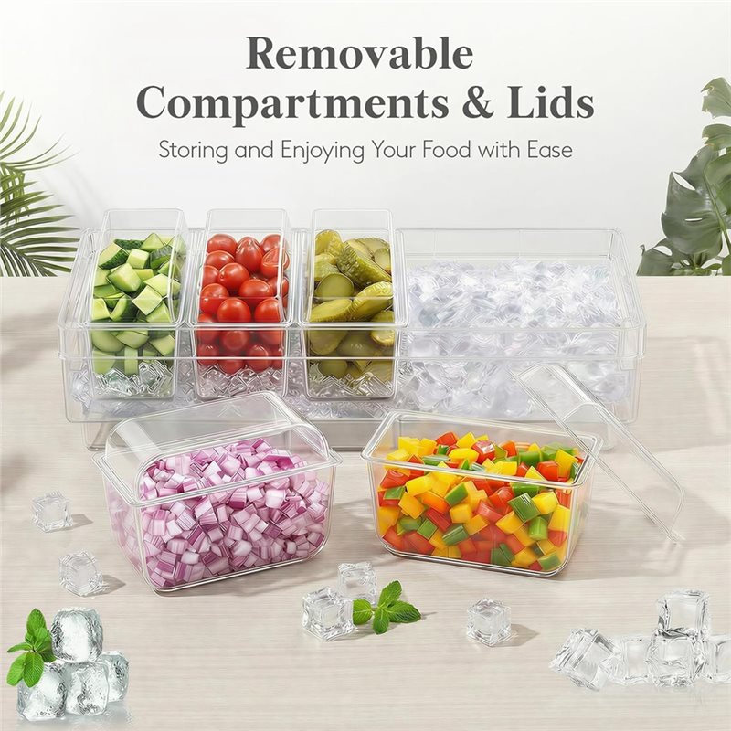 AB46-For Bar Supplies, Chilled - Garnish Tray Set recension och pris