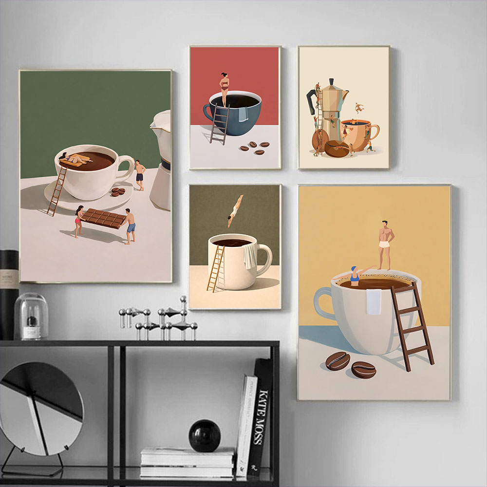 1pc frameless Coffee Adventure - Home Bar And Coffee recension och pris