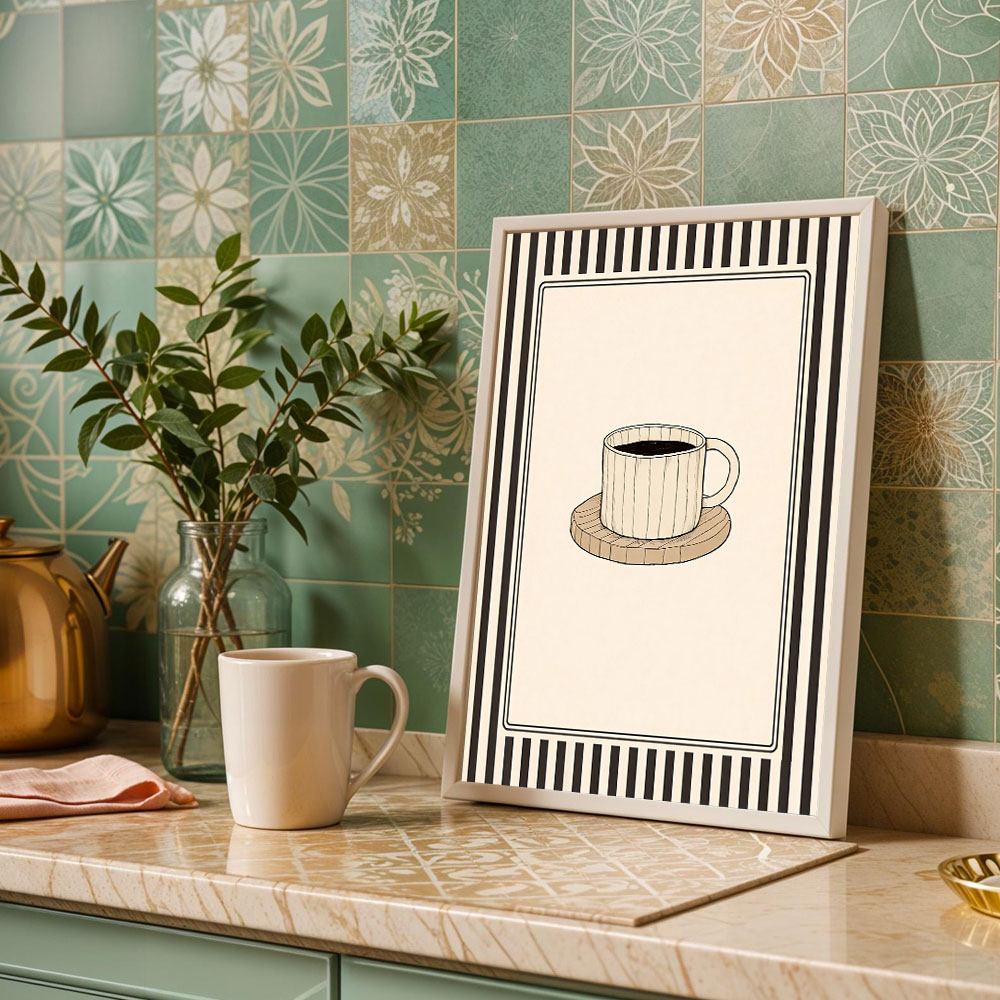 1pc frameless Coffee Adventure - Home Bar And Coffee recension och pris