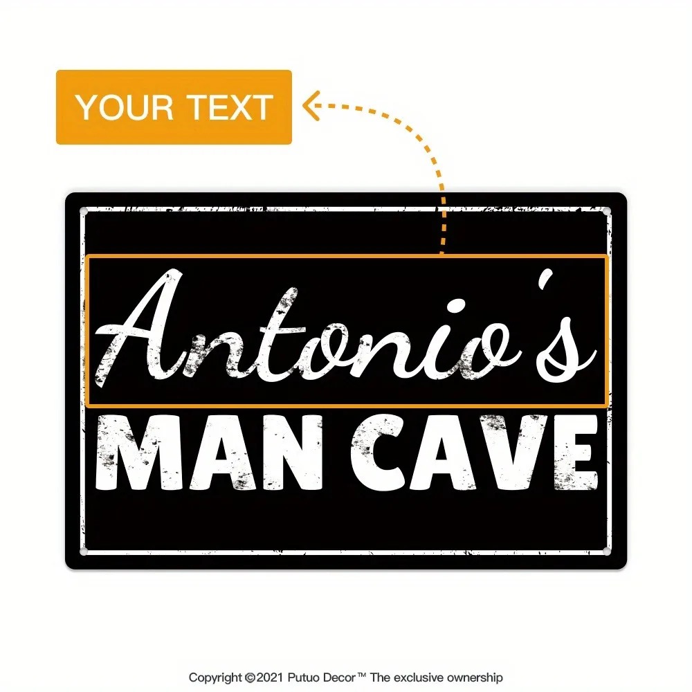 [2D Flat] Custom Man Cave Meta - Home Bar Signs recension och pris