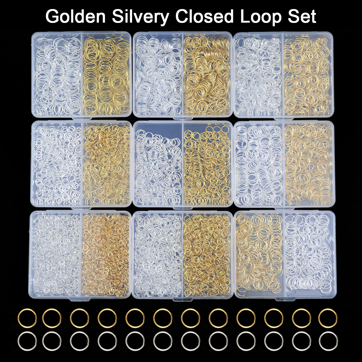 Boxed 4/5/6/7/8/10mm Gold Colo - Bar Cart Gold recension och pris