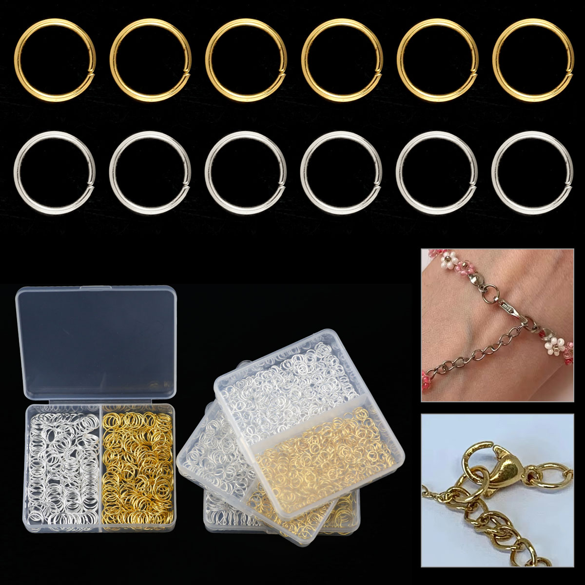 Boxed 4/5/6/7/8/10mm Gold Colo - Bar Cart Gold recension och pris