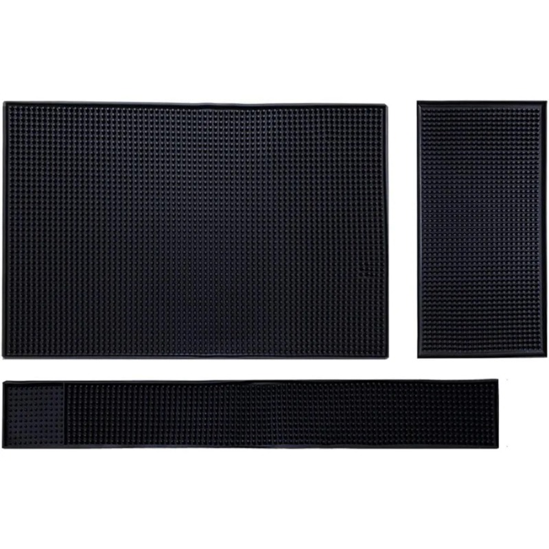 Bar Mat Rubber Dish Drying Mat - Home Bar Shelf recension och pris