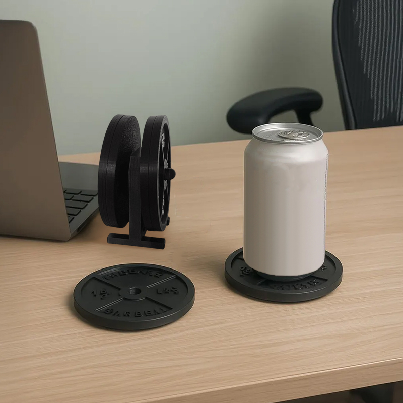 Weight Plate Coaster Set Holde - Home Bar Set recension och pris