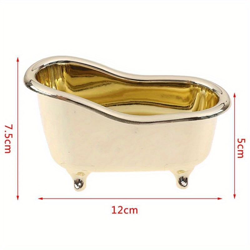1pc Mini Bathtub Soap Jewelry  - Bar Cart Gold recension och pris