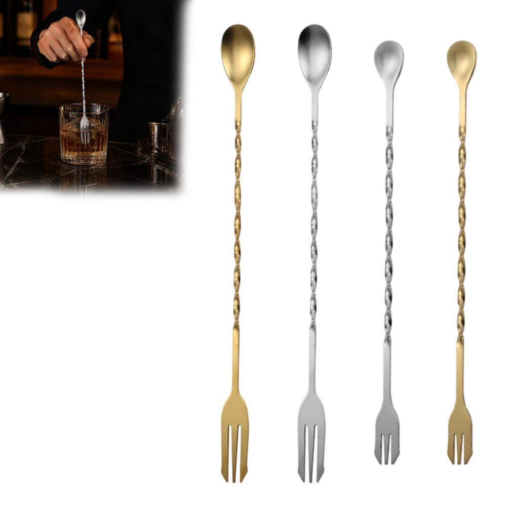 Stainless Steel Cocktail Stirr - Bar Spoon Twisted recension och pris