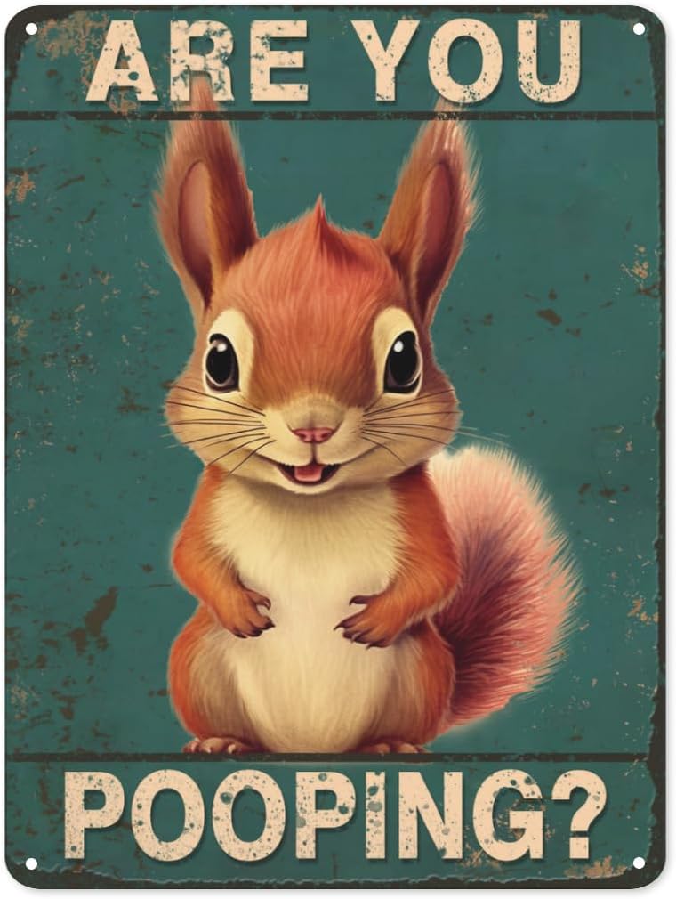Are You Pooping squirrel Bathr - Home Bar And Restaurant recension och pris