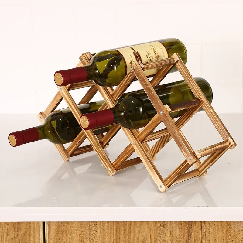 Collapsible Wooden Wine Racks  - Home Bar Setup recension och pris