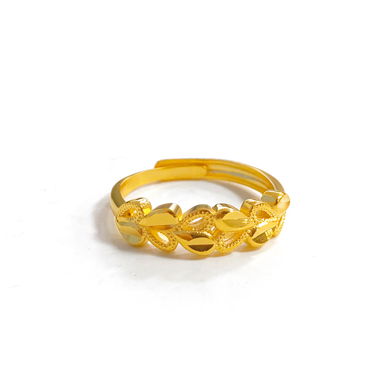 100% 18K Gold Jewelry rings fo - Bar Cart Gold recension och pris