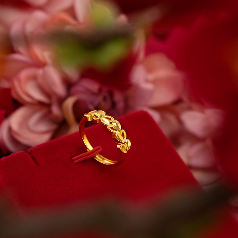 100% 18K Gold Jewelry rings fo - Bar Cart Gold recension och pris