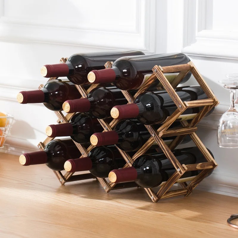 Stackable Wine Storage Shelves - Home Bar Shelf recension och pris
