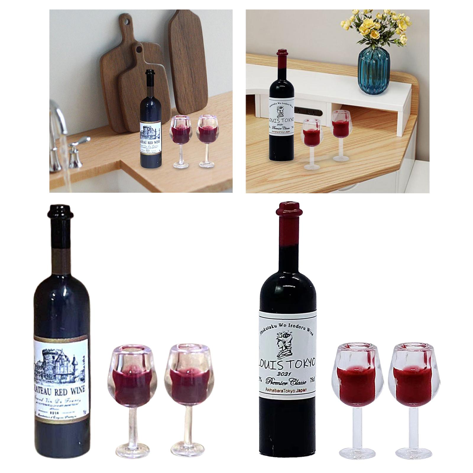 1/12 Scale Dollhouse Wine Bott - Home Bar Shelf recension och pris