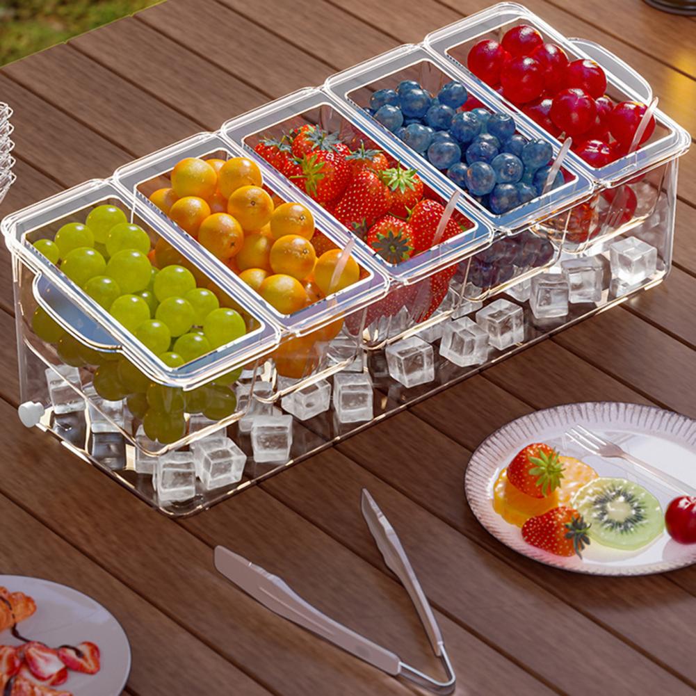 Taco Bar Serving Set for Party - Garnish Tray Set recension och pris