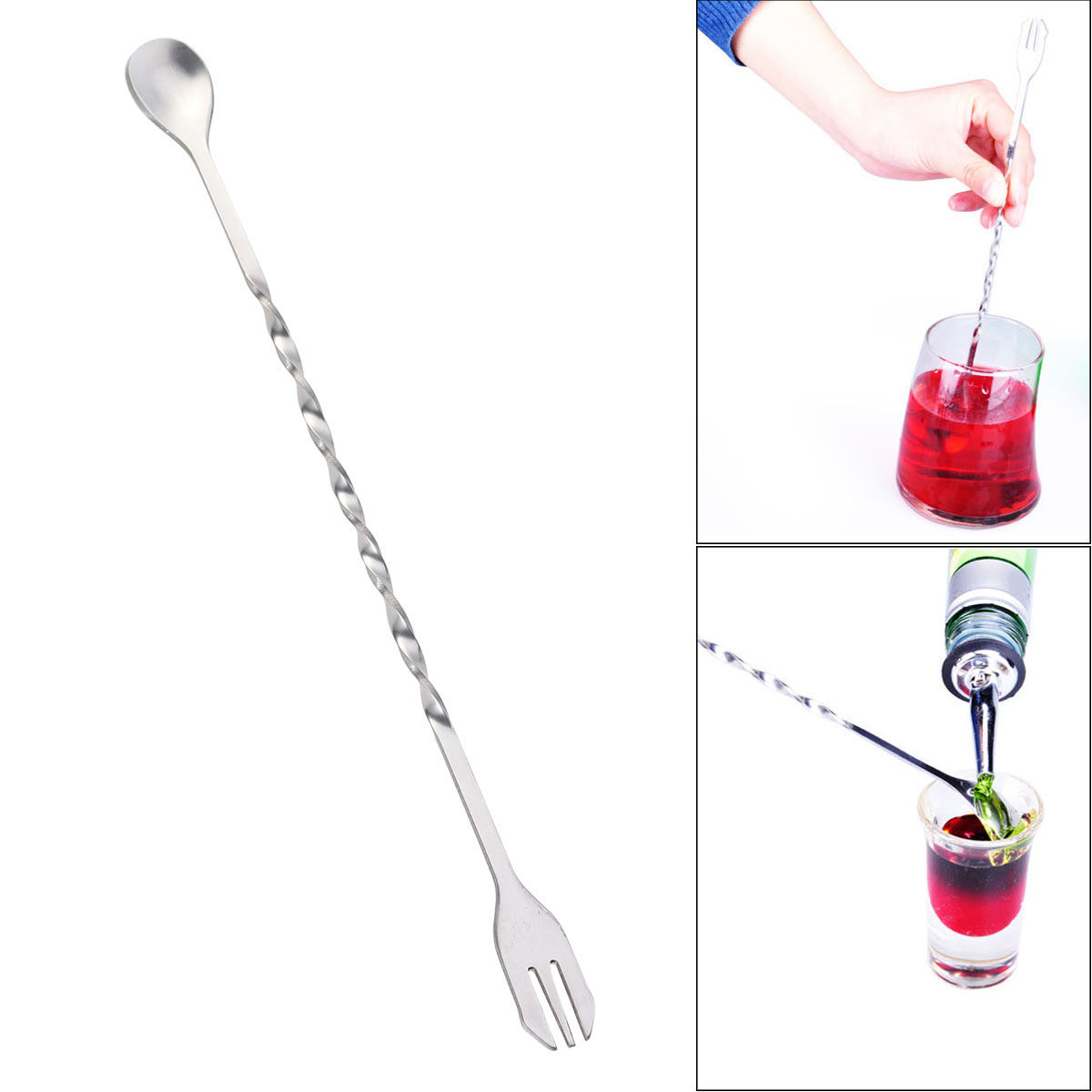 Stainless Steel Twisted Spoon  - Bar Spoon Twisted recension och pris
