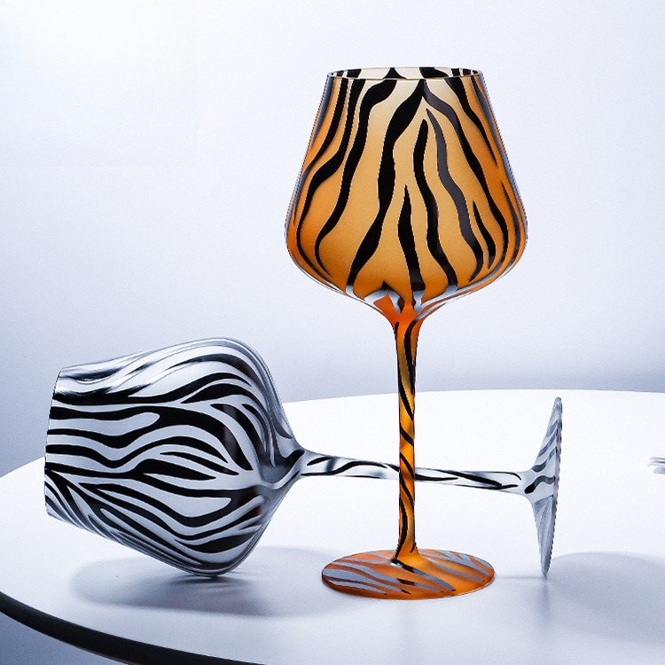 Creative Painted Tiger Leopard - Highball Glass Set recension och pris
