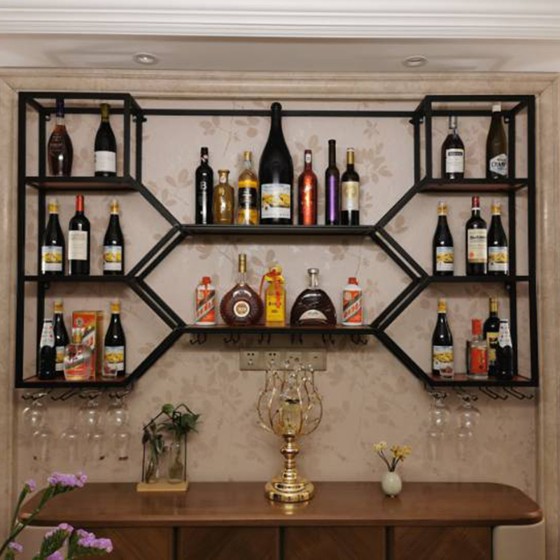 Metal Shelves Wine Cabinet Liv - Home Bar Shelf recension och pris